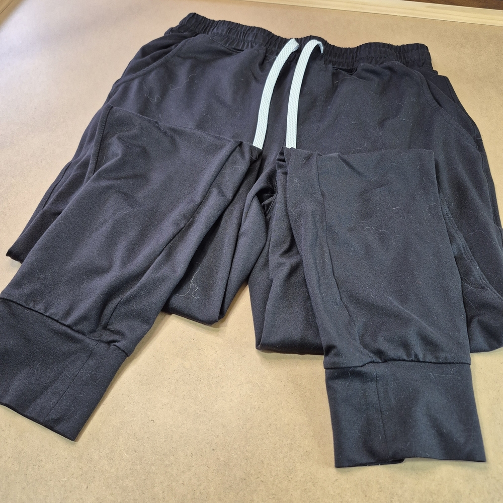 True Classic Men's Classic Black Jogger Pants 2511